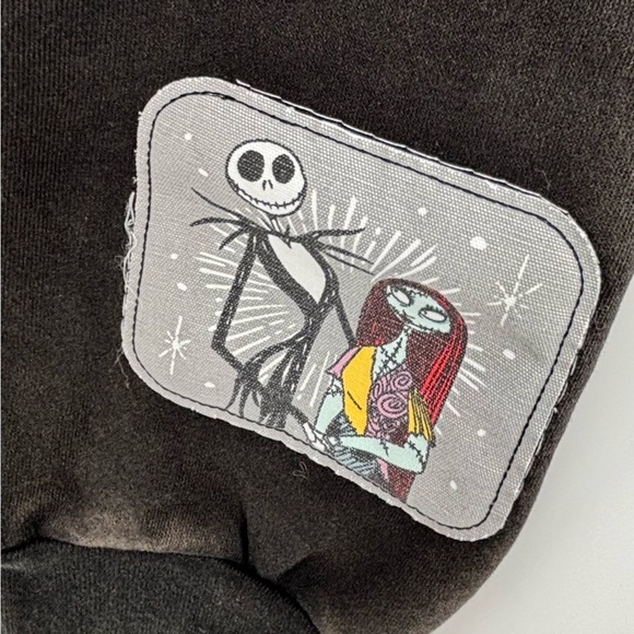 Disney Nightmare Before Christmas Multi-patch Full Zip Women's XL Hoodie NWT - Picture 4 of 11